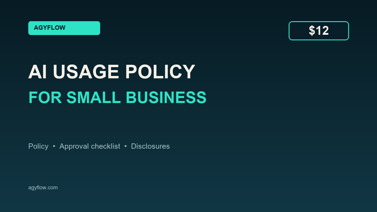 AI Usage Policy Pack cover